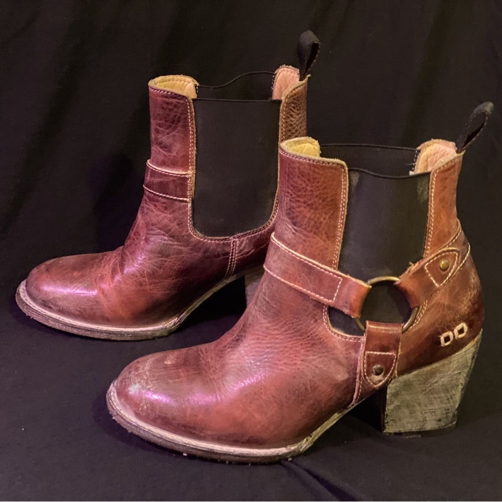 Bed Stu Liberate Dark Scarlet Boots